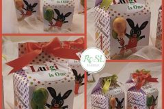 Scatole Milk Portacaramelle con palloncino in ceramica a calamita