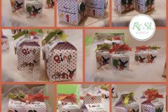 Scatole Milk Portacaramelle con palloncino in ceramica a calamita