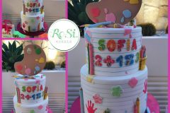 Torta Scenografica in pasta di zucchero