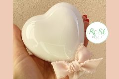 Cuore in ceramica da appendere