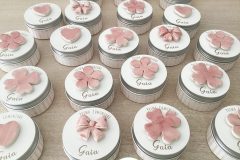 Scatolina Latta piccola con calamita in ceramica-Prima Comunione