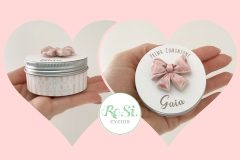 Scatolina Latta piccola con calamita in ceramica-Prima Comunione