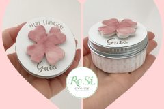 Scatolina Latta piccola con calamita in ceramica-Prima Comunione