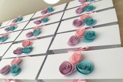 Scatola Degustazione Confetti con  fiori in carta