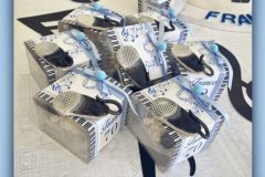 Scatolina Portaconfettii&Murshmallow con microfono in ceramica-La Musica