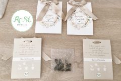 Segnaposto con semi di girasole-Wedding