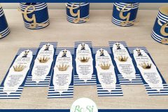 Segnaposto Segnalibro con coroncina in plex