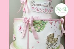 Torta Scenografica Portaconfetti-La Primavera
