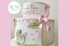 Torta Scenografica Portaconfetti-La Primavera