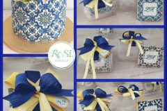 Torta Scenografica e biscotti-Maioliche