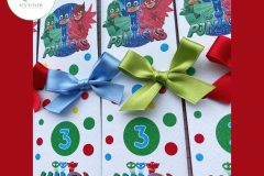 Book Box con matita arcobaleno con personaggio in legno-Super Pigiamini