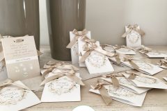 Segnaposto con semi di girasole