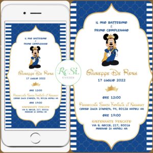 Topolino Principe-Primo Compleanno