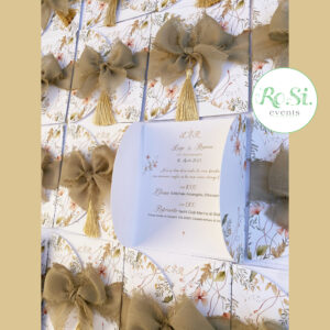 Invito Promessa Tema Flowers