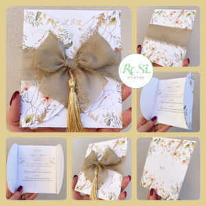 Invito Promessa Tema Flowers
